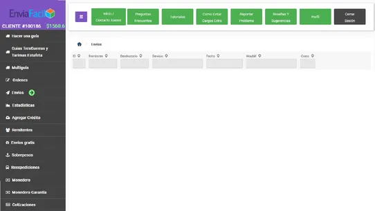 ENVIAFACIL screenshot