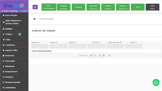 ENVIAFACIL screenshot