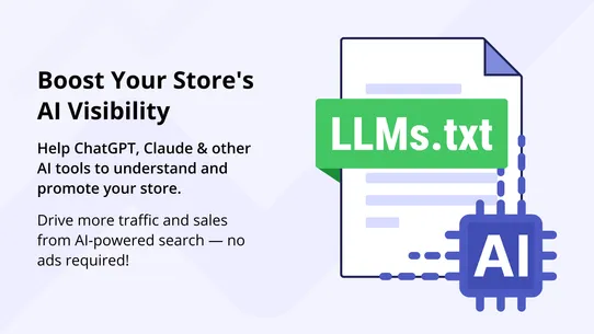 LLMs.txt: AI Traffic Booster screenshot