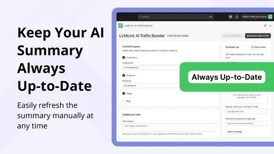 LLMs.txt: AI Traffic Booster screenshot