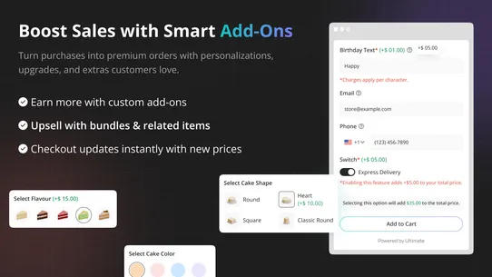 Ultimate Product Options screenshot