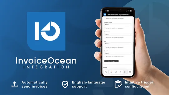 InvoiceOcean Integration screenshot