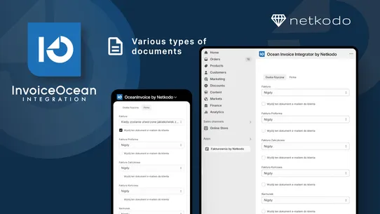 InvoiceOcean Integration screenshot