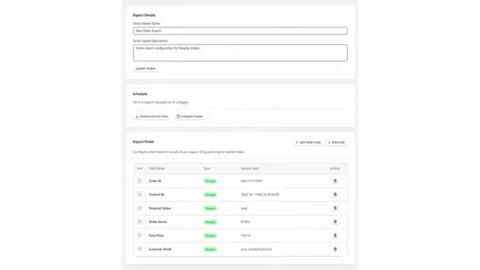 Misk Smart Order Export Pro screenshot