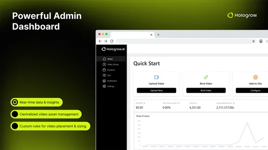 Hologrow AI Shoppable Video screenshot