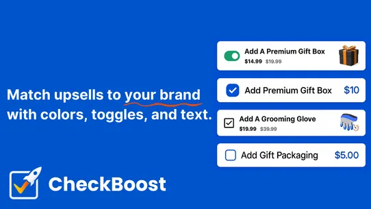 CheckBoost ‑ Checkbox Upsells screenshot