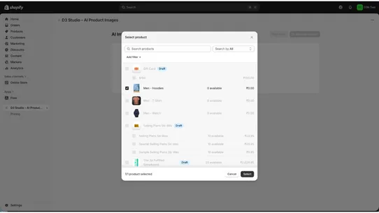 D3 Studio ‑ AI Product Images screenshot