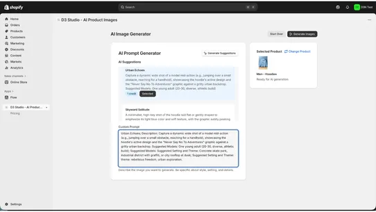 D3 Studio ‑ AI Product Images screenshot