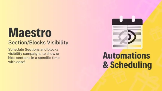 Maestro Visibility Scheduler screenshot
