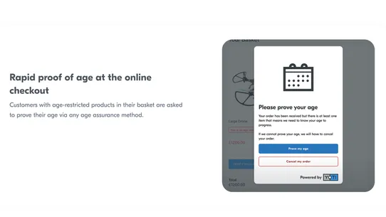 Yoti Age Verification Service screenshot