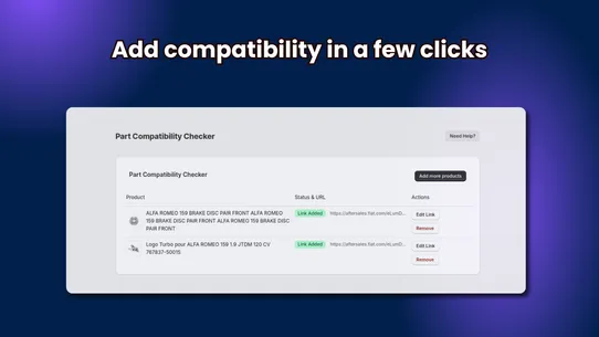 Part Compatibility Checker screenshot