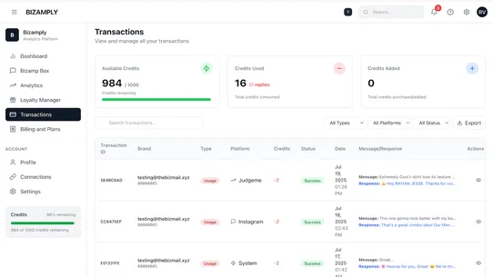 Bizamply ‑ AI Engagement screenshot