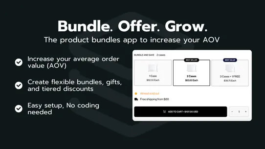 Adlevate ‑ Product Bundles screenshot