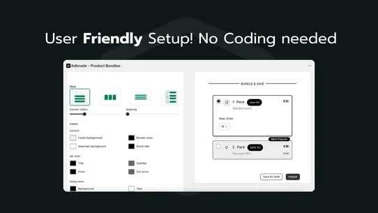 Adlevate ‑ Product Bundles screenshot