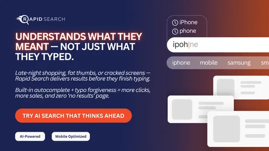 RS: Smart Search Bar &amp; Filter screenshot