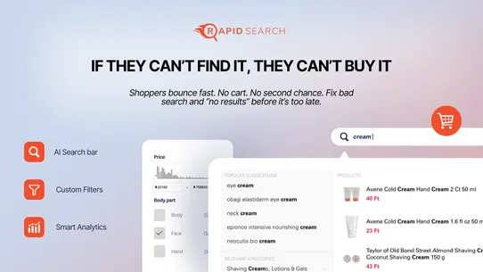 RS: Smart Search Bar &amp; Filter screenshot