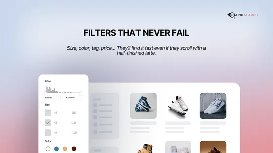 RS: Smart Search Bar &amp; Filter screenshot