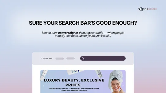 RS: Smart Search Bar &amp; Filter screenshot