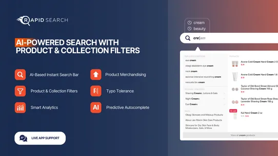 RS: Smart Search Bar &amp; Filter screenshot