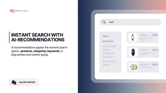 RS: Smart Search Bar &amp; Filter screenshot