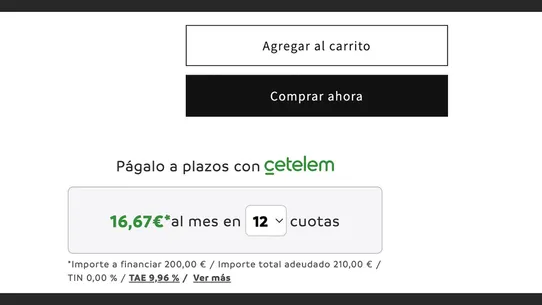 Calculadora Cetelem screenshot