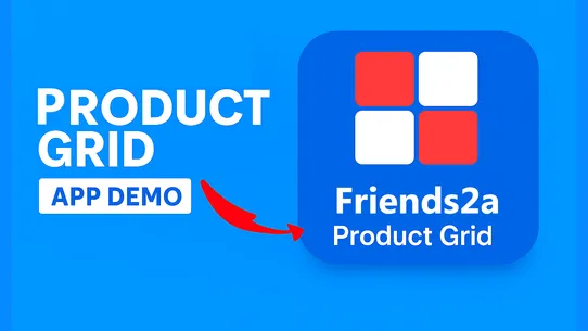 Friends2a Tech Product Grid screenshot