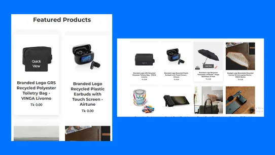 Friends2a Tech Product Grid screenshot