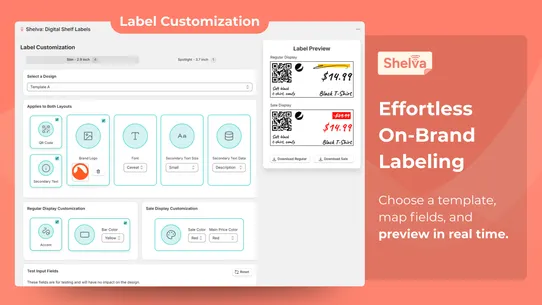 Shelva: Digital Shelf Labels screenshot