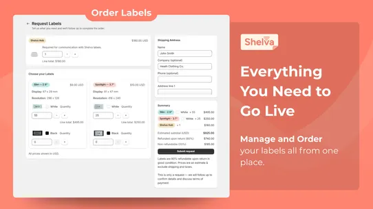 Shelva: Digital Shelf Labels screenshot