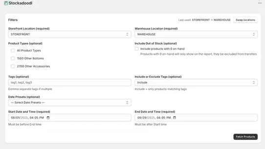 Stockadoodl screenshot