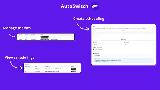 Léon ‑ Theme Scheduler screenshot
