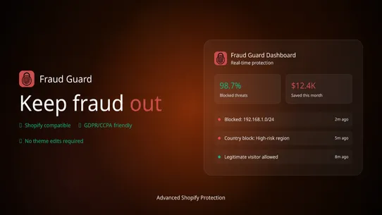 Fraud Guard: Block IP &amp; Region screenshot