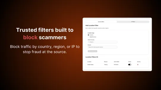 Fraud Guard: Block IP &amp; Region screenshot