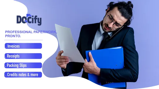 Docify – Invoice/PDF Generator screenshot