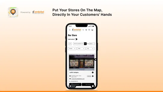 Embitel : Store Locator screenshot