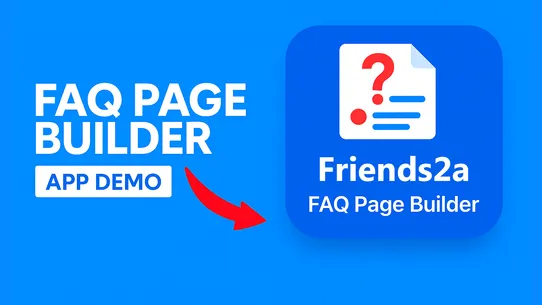 Friends2a FAQ Page Builder screenshot