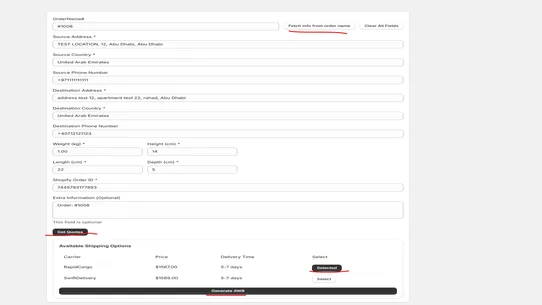 WooParcel screenshot