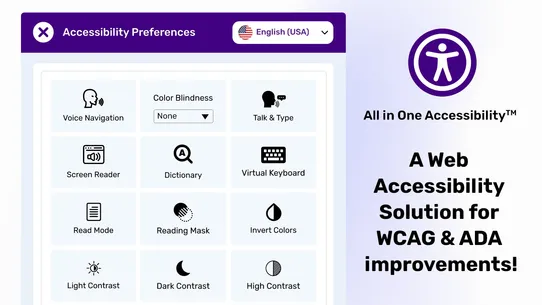 All in One Accessibility screenshot