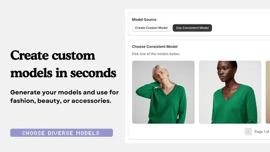Lensia: AI Models / AI Photos screenshot