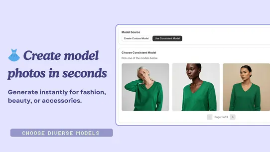 Lensia: AI Models and Photos screenshot