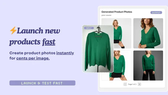 Lensia: AI Models and Photos screenshot