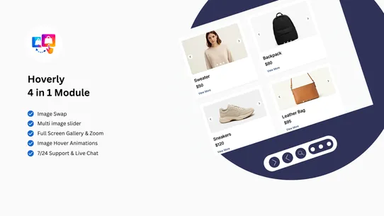Hoverly ‑ Image Swap &amp; Gallery screenshot