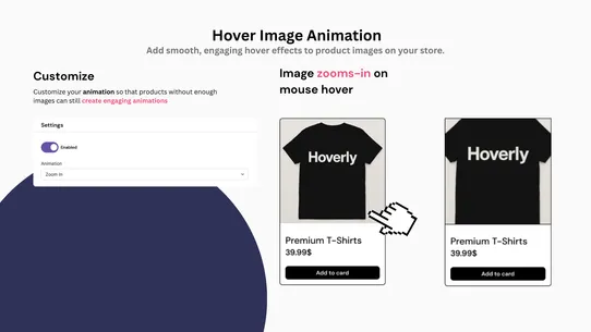 Hoverly ‑ Image Swap &amp; Gallery screenshot