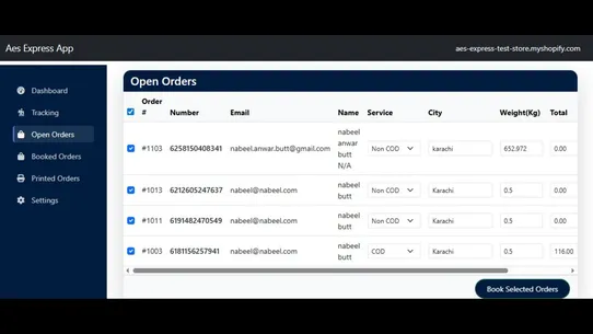 AES Express screenshot
