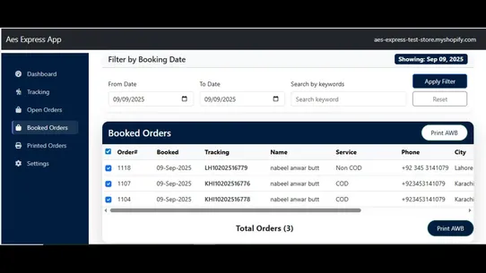 AES Express screenshot