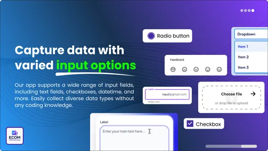 Ecom form builder screenshot
