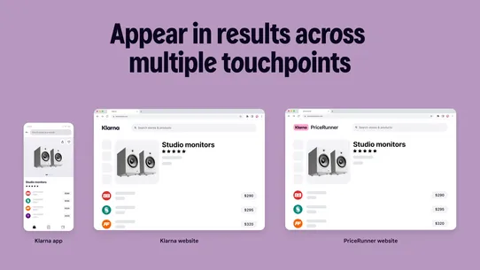 Klarna Search &amp; Compare screenshot