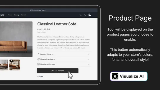Visualize AI ‑ Product Preview screenshot