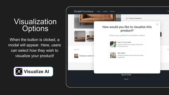 Visualize AI ‑ Product Preview screenshot