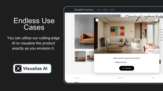 Visualize AI ‑ Product Preview screenshot